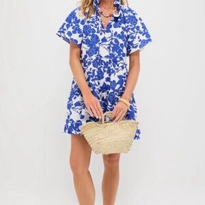 NWT Hyacinth House/Tuckernuck Blue and White Floral Mini Dress